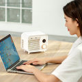 Portable Air Conditioner Fan Air Cooler Mist Humidifiers Air Circulator with 2h/4h Timerevaporative Cool Personal Desk Fan